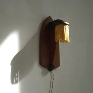 L..O.V. - A.F. van der Weij - Wandlamp - Macassar ebbenhout,