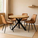 NIEUWE tafel + 4 stoelen € 400.- COMBI-DEAL, Ophalen, Nieuw, 4 tot 6 stoelen