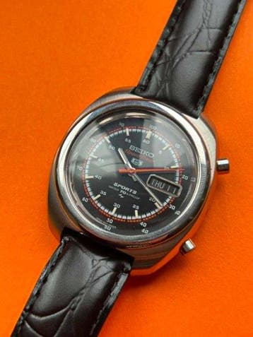 Seiko - 5 Sports Speed Timer - Zonder minimumprijs -