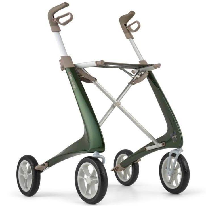 By ACRE Carbon ultralight rollator Wide - Groen, Diversen, Rollators, Ophalen of Verzenden