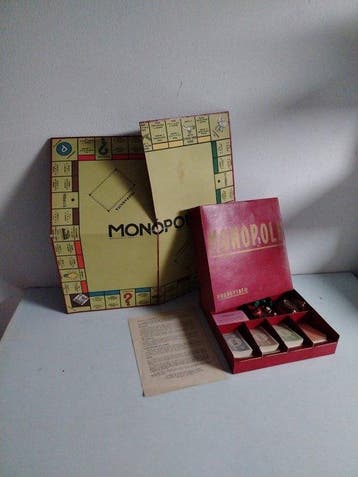 Italië - Monopoly - Rode Doos; Brevettato n. 225/13 -, Antiek en Kunst