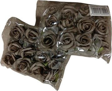 Mini Foam Roos Taupe 2 cm Zelfklevend Pak, Ophalen of Verzenden, Nieuw