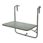 Balkontafel | Gardalux | 60 x 43 cm (Inklapbaar, Groen), Verzenden, Nieuw