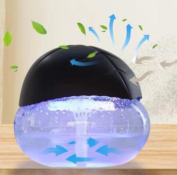 Waterbasis Luchtreiniger met Aroma Diffuser en LED Licht, Verzenden, Nieuw