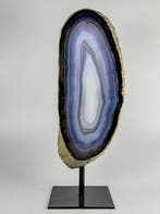 Unique - Agate on stand Gepolijste - Hoogte: 220 mm -