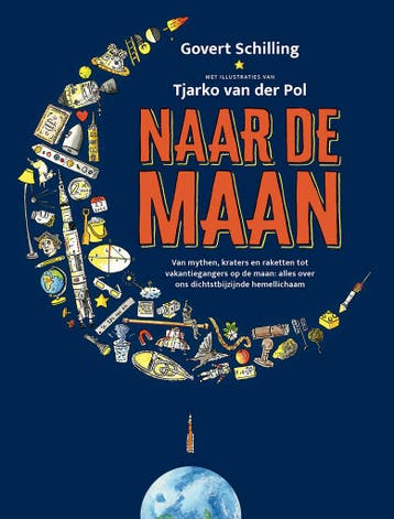 Naar De Maan | Govert Schilling | Nieuw, Boeken, Ophalen of Verzenden, Nieuw, Govert Schilling