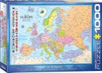 Map of Europe Puzzel (1000 stukjes) | Eurographics - Puzzels, Verzenden, Nieuw