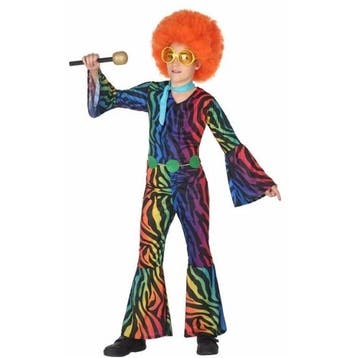 Jaren 70 disco verkleedjurk voor meisjes - Jaren 70 disco .., Ophalen of Verzenden, Nieuw