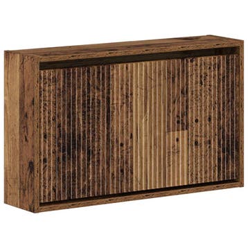 vidaXL Wandgemonteerde Schoenkast ARNHEM 71 x 17 x 43 cm, Verzenden, Nieuw