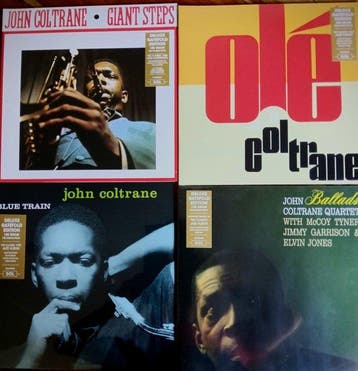 John Coltrane - 4x Albums - Modern Pressings - Diverse, Nieuw in verpakking