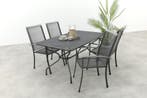 Royal Garden Balero stapelbare tuinset strekmetaal 160x90, Verzenden, Nieuw, Overige materialen, Tuinset