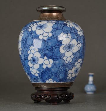 Kangxi (1662-1722) - Pot - Pruimenbloesem en Gebroken IJs,