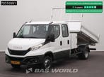 Iveco Daily 35C16 3.0L Dubbel Cabine met Kist Dubbellucht 3,, Stof, Gebruikt, Euro 6, Iveco