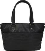 DSTRCT Schoudertas Croco Leer - zwart, Verzenden, Nieuw