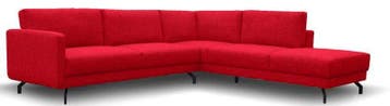 Hoekbank Vleuten - hoekbanken - Rood, Nieuw, 150 cm of meer, Stof, 200 tot 250 cm
