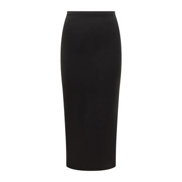 Pinko • zwarte midi rok Ombrello • 36 (IT42), Kleding | Dames, Rokken, Pinko, Verzenden, Zwart, Nieuw