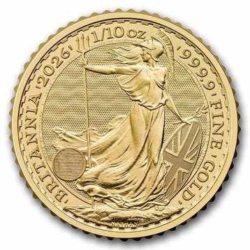Verenigd Koninkrijk. 10 Pounds 2026 1/10 oz £10 GBP UK Gold