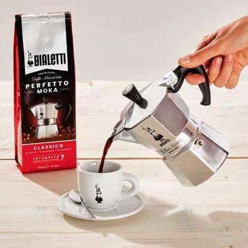 Bialetti Moka Express - Percolator - 4 kops - Aluminium, Verzenden, Nieuw