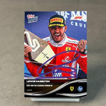Ferrari - Topps Now - (038) Lewis Hamilton First Win for, Verzamelen, Nieuw