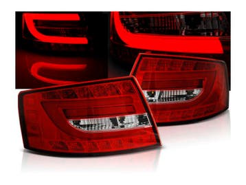 LED achterlichten Red White geschikt voor Audi A6 C6 Sedan, Verzenden, Nieuw, Audi