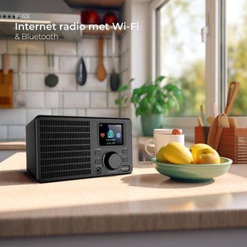 Internet Radio + Dab Radio - Internetradio met bluetooth, Ophalen of Verzenden, Nieuw