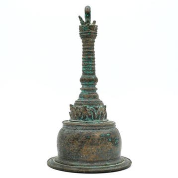 Bronzen tempelbel (Ghanta) Java, vroeg 16e eeuw - Brons -