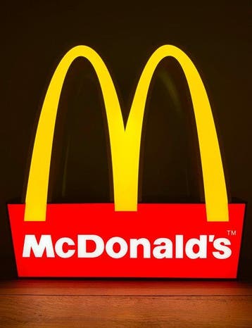 Mc Donald’s - Lichtbord - Aluminium