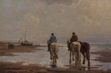 Jan H.B. Koekkoek (1840-1912) - Strandgezicht