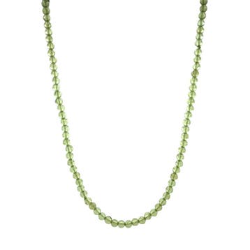 Vintage peridoot collier met gouden sluiting 14/18 kt, Ophalen of Verzenden, Nieuw