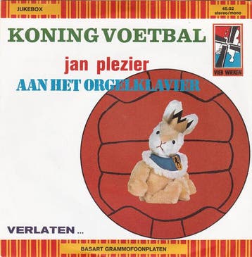vinyl single 7 inch - Jan Plezier - Koning Voetbal / Verl..., Verzenden, Zo goed als nieuw, 7 inch, Pop