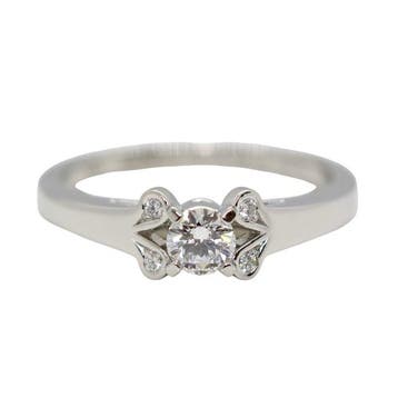 Cartier - Ring - Ballerina Solitaire Platina - Diamond 0,23, Nieuw