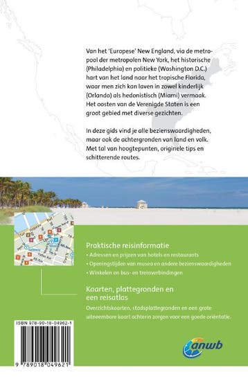 Verenigde Staten Oost / ANWB Wereldreisgids 9789018049621, Verzenden, Zo goed als nieuw, Manfred Braunger