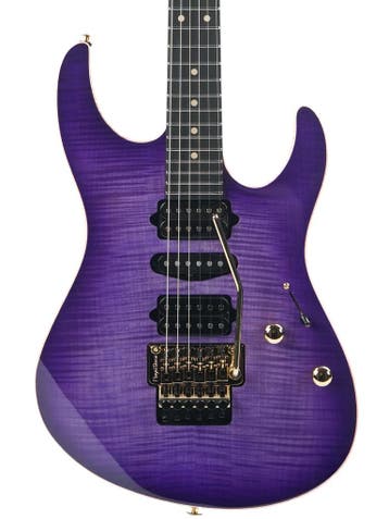 Suhr Modern Custom Trans Purple Gold Hardware (Instrument), Ophalen of Verzenden, Nieuw, Solid body