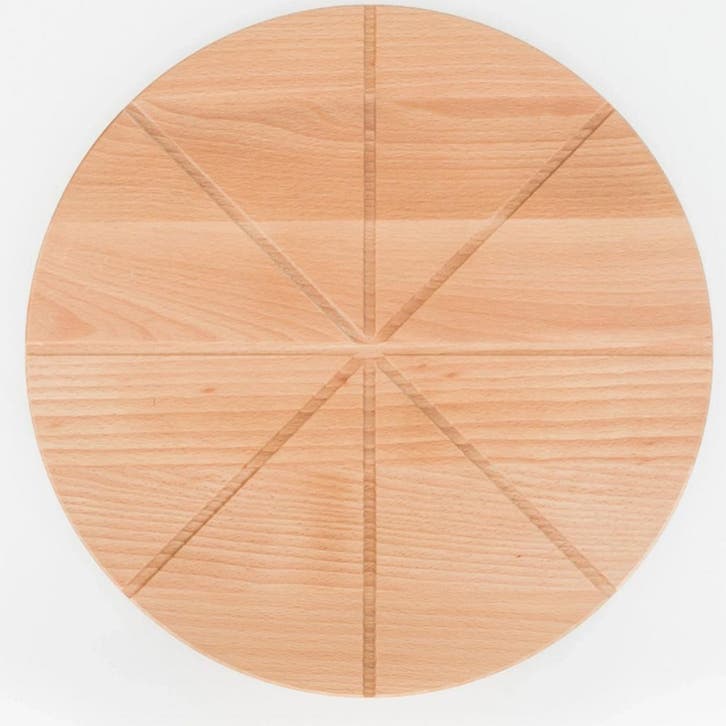 HOCHO Ronde Pizzaplank – Beukenhout – Ø 400x20 mm – P, Huis en Inrichting, Keuken | Keukenbenodigdheden, Nieuw, Ophalen of Verzenden
