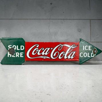 Coca-Cola - Emaille plaat - Emaille