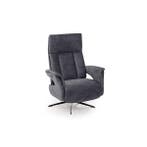 Relaxfauteuil Haarlo - relaxfauteuils - Grijs, Nieuw, Grijs, Stof