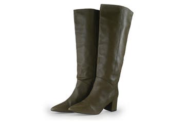 Manfield Laarzen in maat 42 Groen, Hoge laarzen, Verzenden, Zo goed als nieuw, Manfield