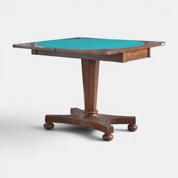 Speeltafel - massief notenhout - Speeltafel