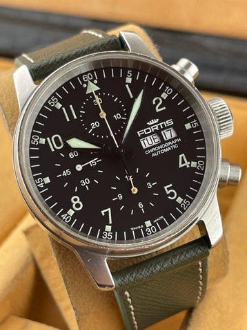 Fortis - Flieger Chronograph - 597.11.141.1 - Heren - 2000, Nieuw