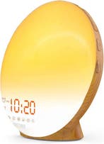 2dekans | DistinQ Wake-Up Light – Wekkerradio met dubbele, Witgoed en Apparatuur, Ophalen of Verzenden, Zo goed als nieuw