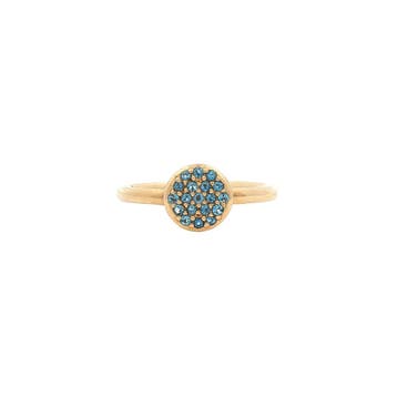 Gouden ring met topaas 14 karaat* nieuw, Verzenden, Zo goed als nieuw, Goud