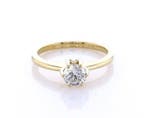 Zonder minimumprijs - Ring - 14 karaat Geel goud - 0.51ct., Nieuw