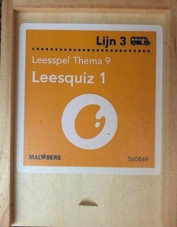 Lijn 3  Leesspel Thema 9, Leesquiz 1, Verzenden, Nieuw