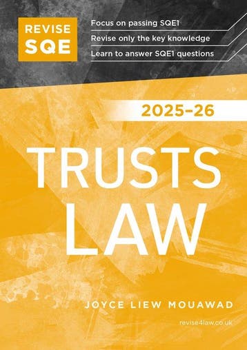 9781917183536 Revise SQE Trusts Law 2025/26, Verzenden, Nieuw, Joyce Liew Mouawad