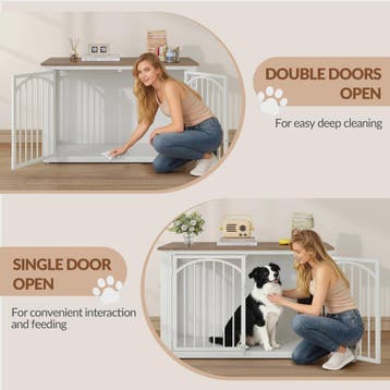 Hondenkooi Meubel 100cm - Stijlvolle Hondenbox als Bijzettaf, Verzenden, Nieuw