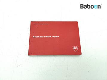 Instructie Boek Ducati Monster 797 2020-2021 Spanish, Verzenden, Gebruikt
