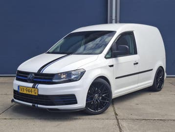 Volkswagen Caddy 2.0 TDI L1H1 BMT Trendline, Stof, Gebruikt, Volkswagen, Wit