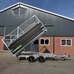 JCS Tandemas 3-zijdige kipper paraboolvering 3500kg, 335x185, Ophalen, Nieuw
