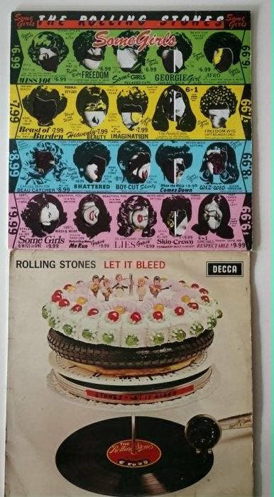 De Rolling Stones - Let it bleed / Some girls - Diverse, Cd's en Dvd's, Vinyl Singles