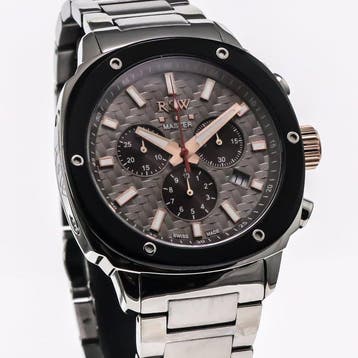 RSW - Swiss chronograph - RSWM146-SBR-2 - Pushers silver -, Nieuw